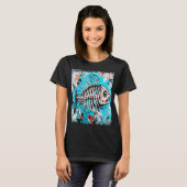 Abstracte botten t-shirt (Voorkant volledig)