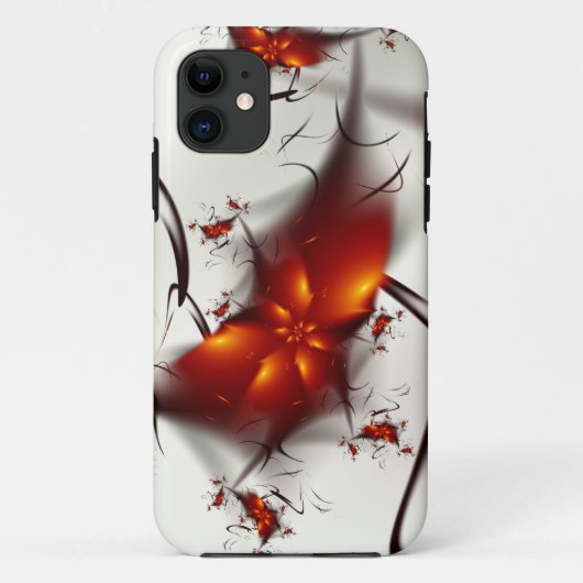 Abstracte brandweerbloemen en -assen Case-Mate iPhone case (Achterkant)
