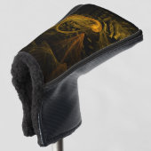 Abstracte breukkunst golfheadcover (3/4 voorkant)