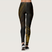 Abstracte breukkunst leggings (Achterkant)