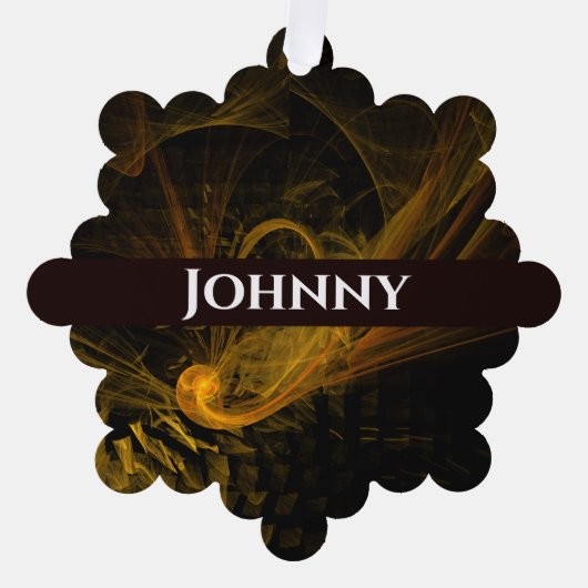 Abstracte breukkunst ornament kaart (Voorkant)