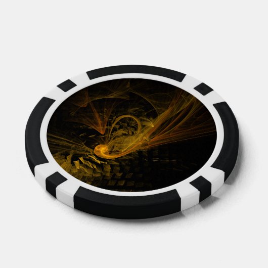 Abstracte breukkunst poker chips (Enkel)