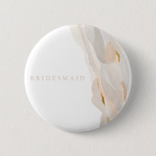 Abstracte Bridesmaïde Button