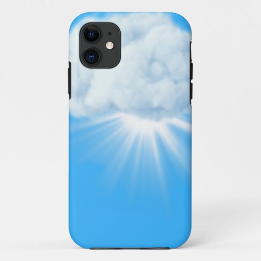 Abstracte Bright Cloud & Sun iPhone-hoesje Case-Mate iPhone Case (Achterkant)