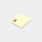 Abstracte bruine Autumn Earth Tree art Post-it® Notes (Schuin)