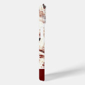 Abstracte bruine Hoesje-Mate iPhone hoesje (Achterkant / Rechts)