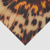 Abstracte Bruine & Zwarte Textuur Chic TortoiseShe Tissuepapier (Detail)