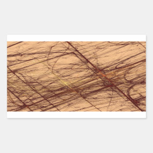 Abstracte bruinegrond Sticker fractal Rectangle