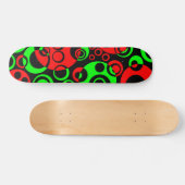 Abstracte Bubbles 01 - V2 - Retro Skateboard (Horizontaal)