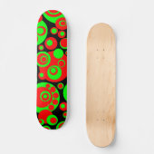 Abstracte Bubbles 03 - Retro Skateboard (Voorkant)