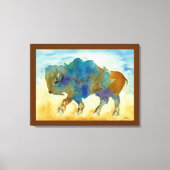 Abstracte buffel canvas afdruk (Voorkant)