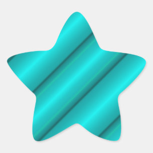 Abstracte buizen in het Blauwgroen Ster Sticker