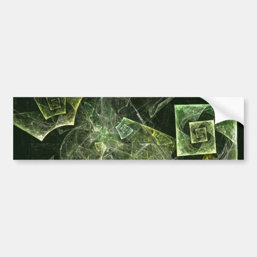 Abstracte Bumpersticker met verdraaide balans (Voorkant)