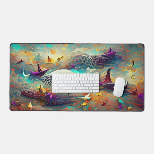 Abstracte bureaumat (Keyboard & Muis)