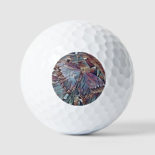 ABSTRACTE BUTTERFLIES GOLFBALLEN (Voorkant)