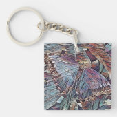 ABSTRACTE BUTTERFLIES SLEUTELHANGER (Voorkant)