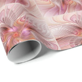 Abstracte Butterfly Colorful Fantasy Fractal Art Cadeaupapier (Rol Hoek)