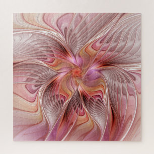 Abstracte Butterfly Colorful Fantasy Fractal Art Legpuzzel