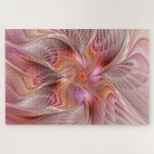Abstracte Butterfly Colorful Fantasy Fractal Art Legpuzzel (Horizontaal)