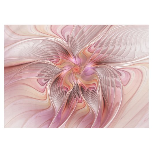 Abstracte Butterfly Colorful Fantasy Fractal Art Tafelkleed (Voorkant (Horizontaal))