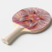 Abstracte Butterfly Colorful Fantasy Fractal Art Tafeltennisbatje (Voorkant Gekanteld)