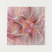 Abstracte Butterfly Colorful Fantasy Fractal Art Wandkleed (Voorkant (horizontaal))