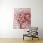 Abstracte Butterfly Colorful Fantasy Fractal Art Wandkleed (In situ)