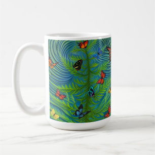 Abstracte Butterfly Dream Garden Koffiemok