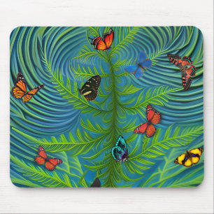 Abstracte Butterfly Dream Garden Muismat