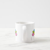  Abstracte Butterfly Espresso Cup Kop (Achterkant)