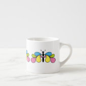  Abstracte Butterfly Espresso Cup Kop (Rechts)