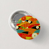 Abstracte Button van het Magische Landschap (Voorkant /achterkant)