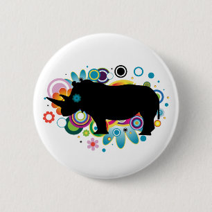 Abstracte Button van Rhino