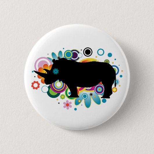 Abstracte Button van Rhino (Voorkant)