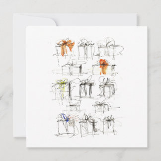 Abstracte cadeau dozen patroon kaart