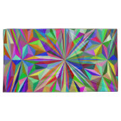Abstracte caleidoscoop kussensloop (Voorkant-Rechts)
