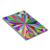 Abstracte caleidoscoop notitieboek (Rechterzijde)
