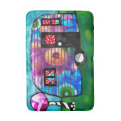  Abstracte Camp Trailer Floral Happy Camper Badmat (Voorkant Verticaal)