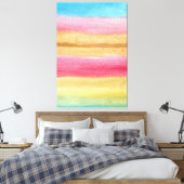 abstracte canvas afdruk (Insitu (Slaapkamer))