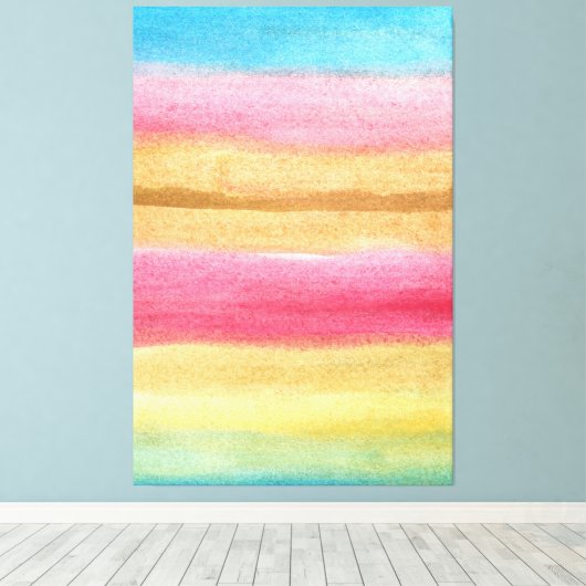 abstracte canvas afdruk (Insitu (Houten vloer))