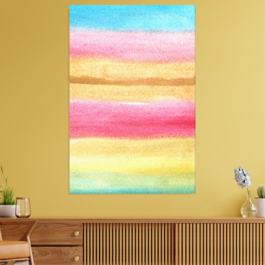 abstracte canvas afdruk (Insitu (Woonkamer))