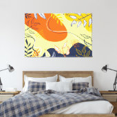 Abstracte canvas afdrukken (Insitu (Slaapkamer))
