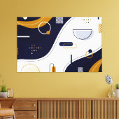 Abstracte canvas afdrukken (Insitu (Woonkamer))