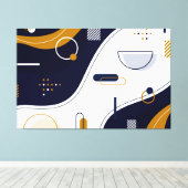 Abstracte canvas afdrukken (Insitu (Houten vloer))