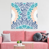 Abstracte canvas afdrukken (Insitu (Woonkamer))