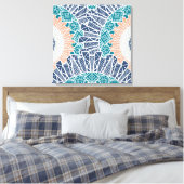 Abstracte canvas afdrukken (Insitu (Slaapkamer))