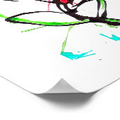 Abstracte canvas afdrukken poster (Hoek)