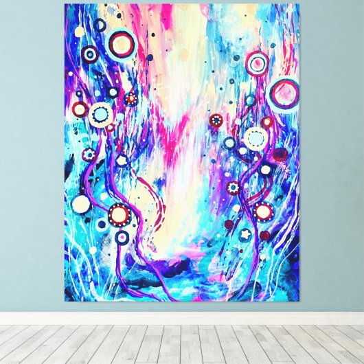 Abstracte Canvas Art Afdruk (Insitu (Houten vloer))