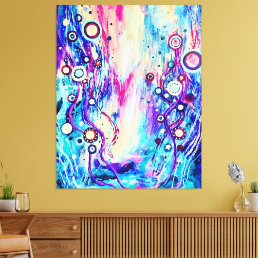 Abstracte Canvas Art Afdruk (Insitu (Woonkamer))