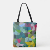 Abstracte Canvas tas kubisme (Achterkant)